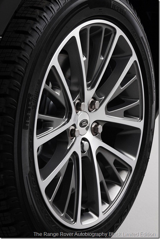 The Range Rover Autobiography Black Limited Edition - Diamond turned