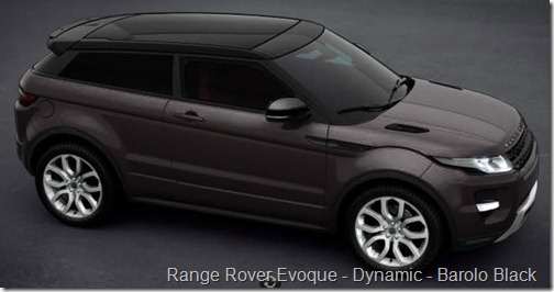 Range Rover Evoque Dynamic Barolo Black 