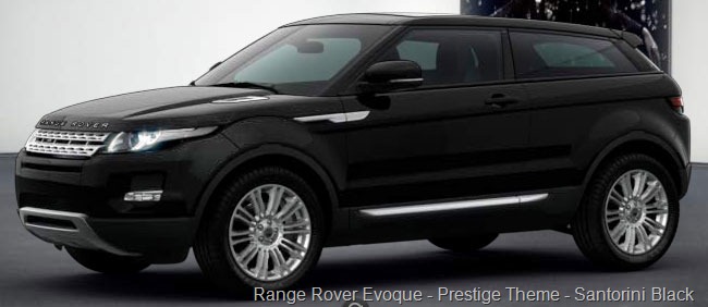 Range Rover Evoque Prestige Theme Exterior Colors rangeroverevoque