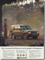 How to prepare the Discovery for the jungles of Madagascar.
