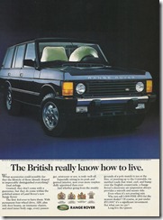 The British really know how to live.