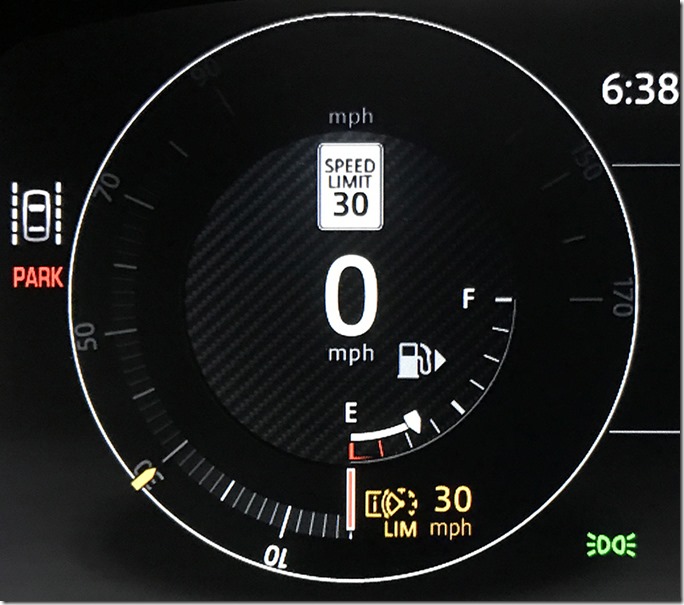 What Intelligent Speed Limiter UX looks like on a 2017 Range Rover » Always