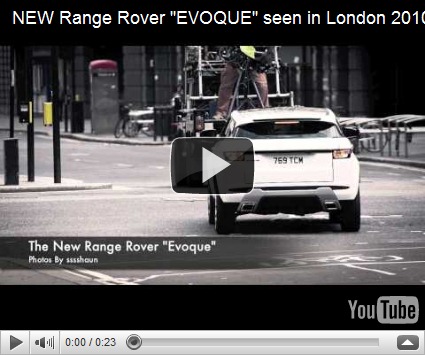  of shoots taken from a 2door Range Rover Evoque photoshoot in London